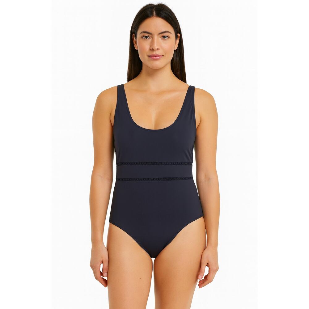 Sea Level Women’s Caged One-Piece Swimsuit – Gray Size 10 NWT